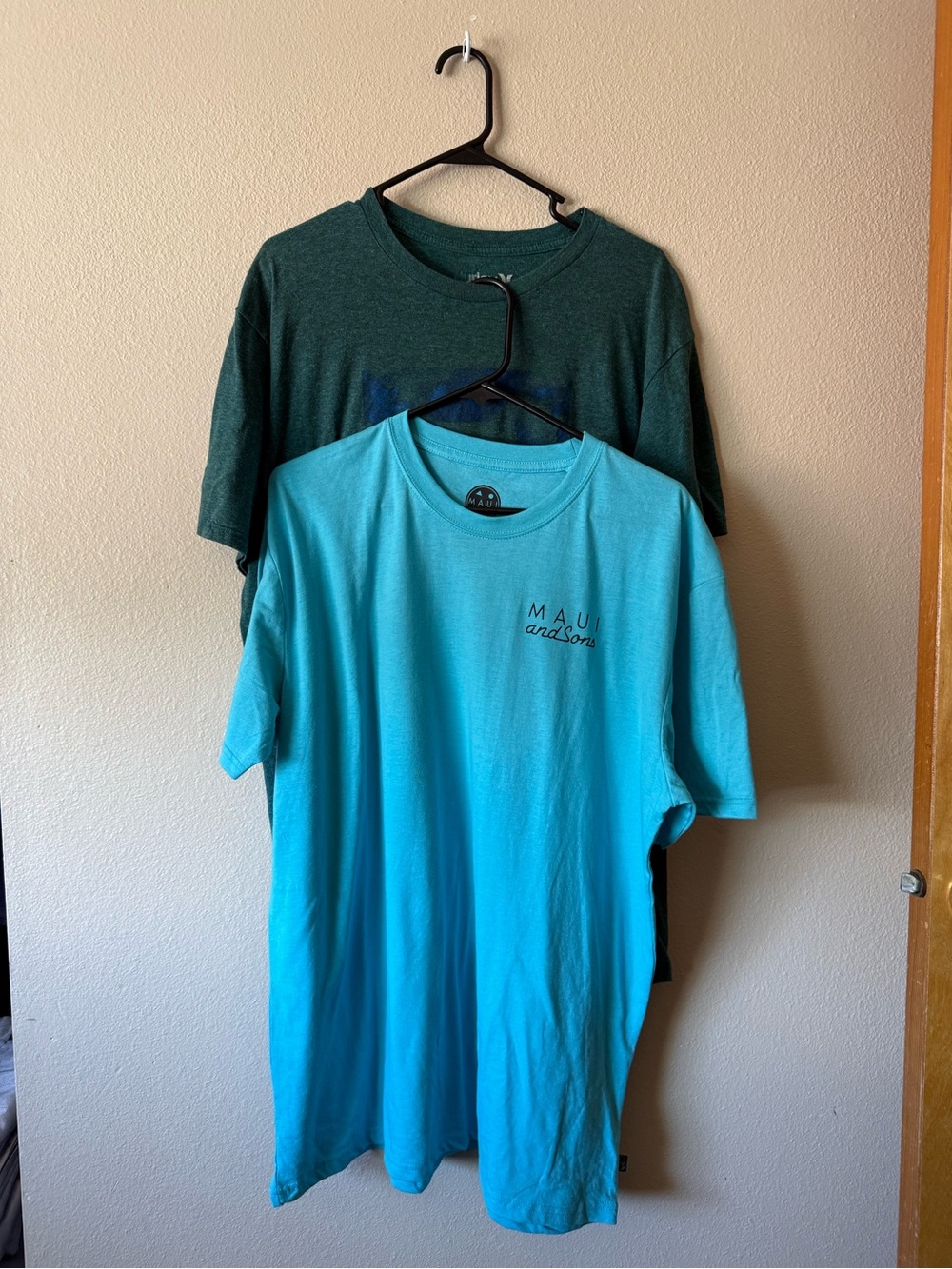 Set of Two XL Graphic Crewneck Tees
